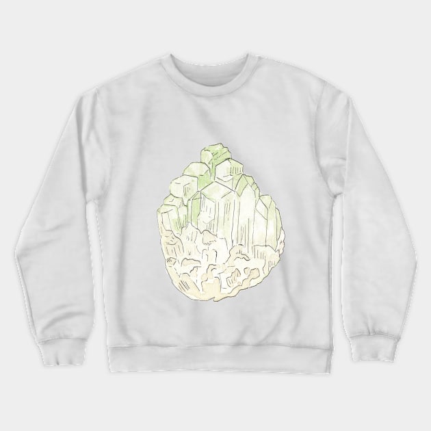 Alexandrite Crystal Crewneck Sweatshirt by sheehanstudios